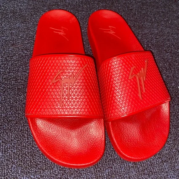 Giuseppe Zanotti | Shoes | Giuseppe Zanotti Mens Red Leather  display picture 3